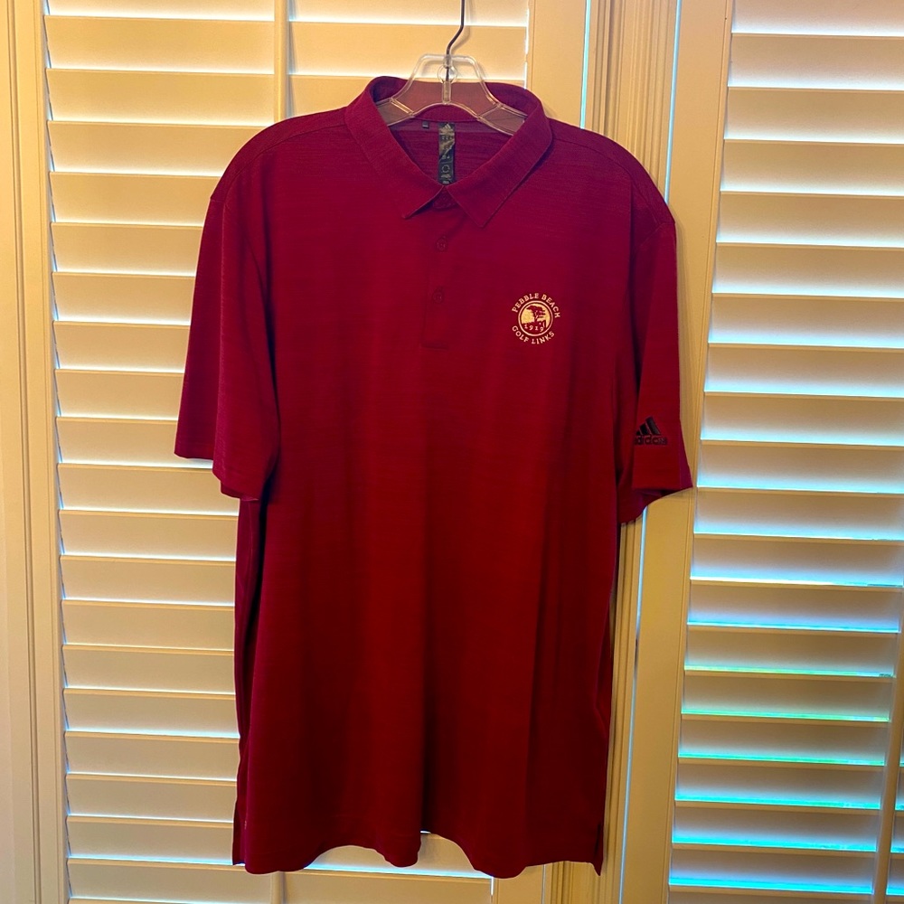 Pebble Beach Adidas Polo NWOT